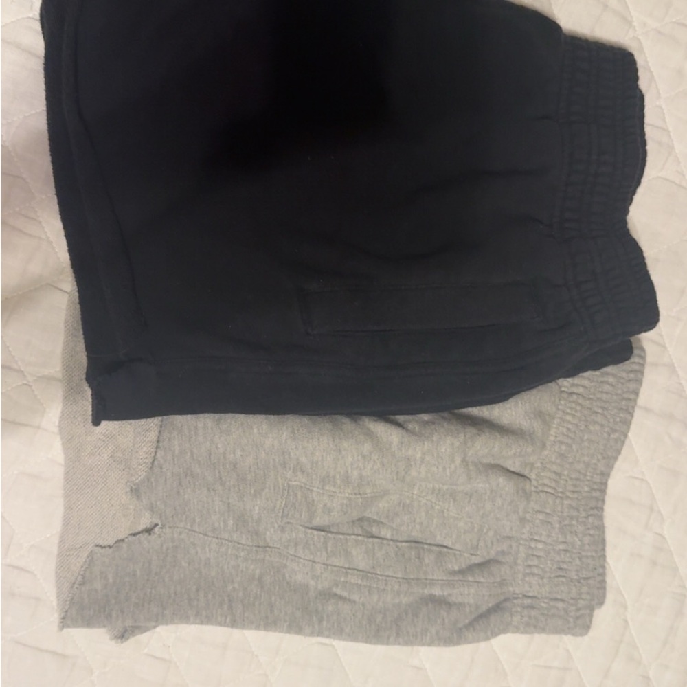 Aerie black and gray shorts